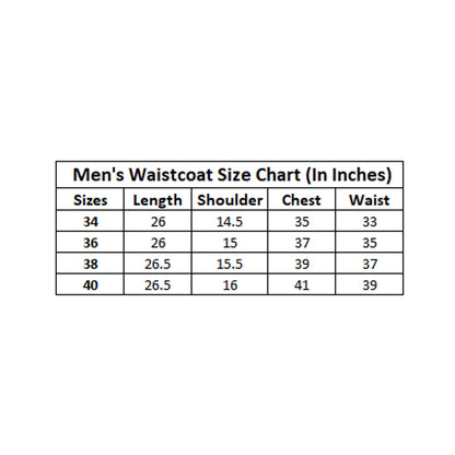 Snuggle Spot Men's Jacquard Printed Full Sleeve Waistcoat (Orange-Beige)