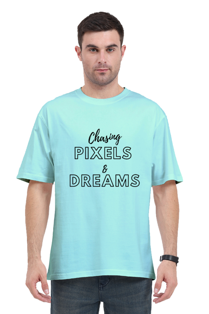 Chasing Pexels And Dreams Unisex Lighter Shade Round Neck T-shirt
