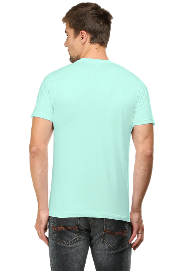 Born to Create Forced to Post Men's Round Neck Lighter Shade T-shirt