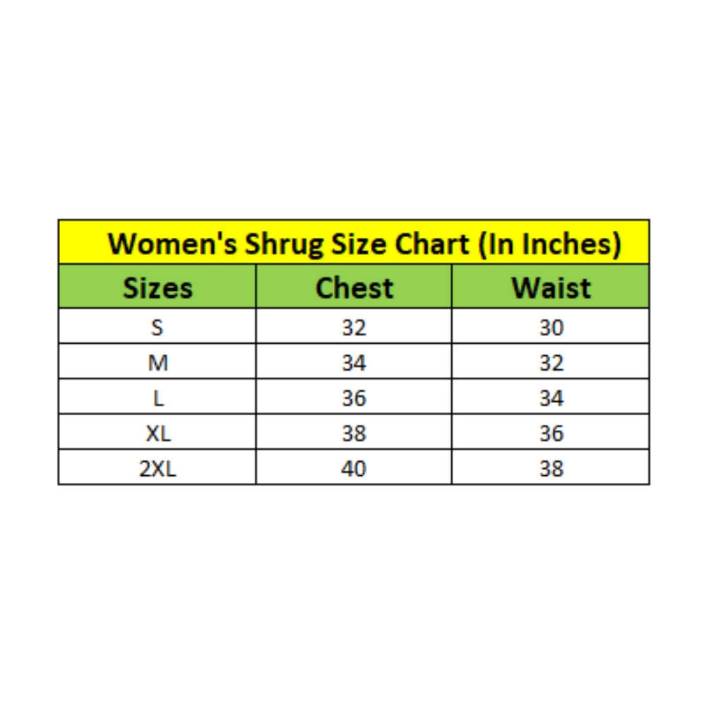 Snuggle Spot Women's Denim Solid 3-4th Sleeves Shrug (Blue)