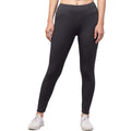 Snuggle Spot Women's Polyester Solid Ankle Length High-Rise Tights (Grey)