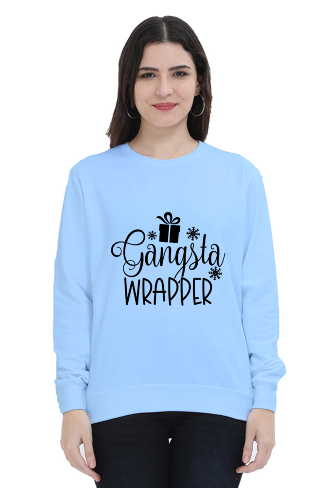 Gangsta Wrapper Lighter Shade Sweatshirt for Women