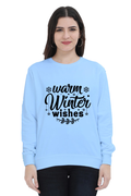 Warm Winter Wishes Lighter Shade Sweatshirt for Women