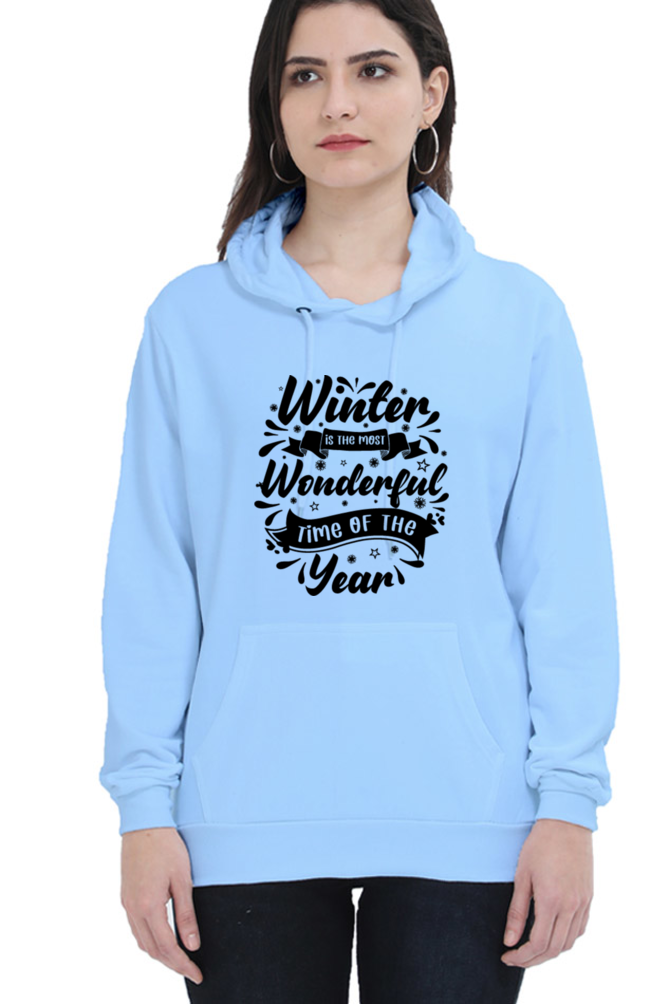 Winter is the most wonderful Hoodie Sweatshirt for Women