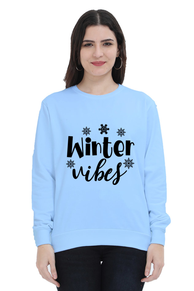 Winter Vibes Lighter Shade Sweatshirt for Women