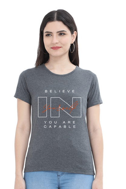 Believe In Yourself Modern Essential Women's Tee