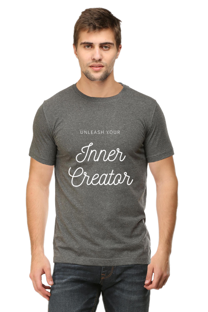 Unleash Your Inner Creator Darker Shade Men's Round Neck T-shirt