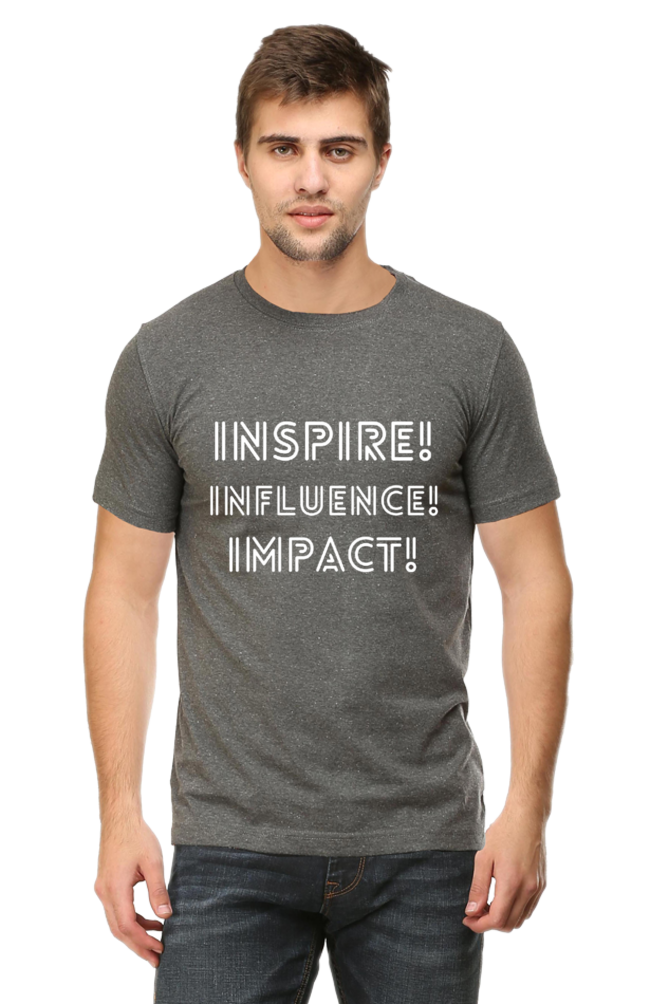 Inspire Influence Impact Darker Shade Men's Round Neck T-shirt