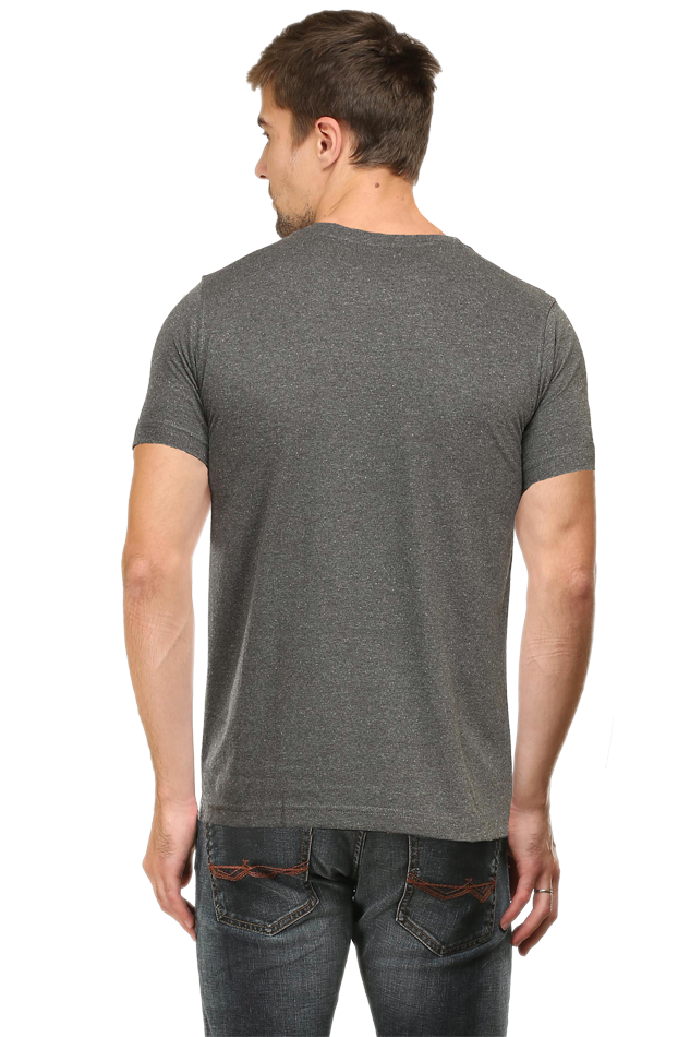 Stay Creative Stay Bold Men's Round Neck Darker Shade T-shirt