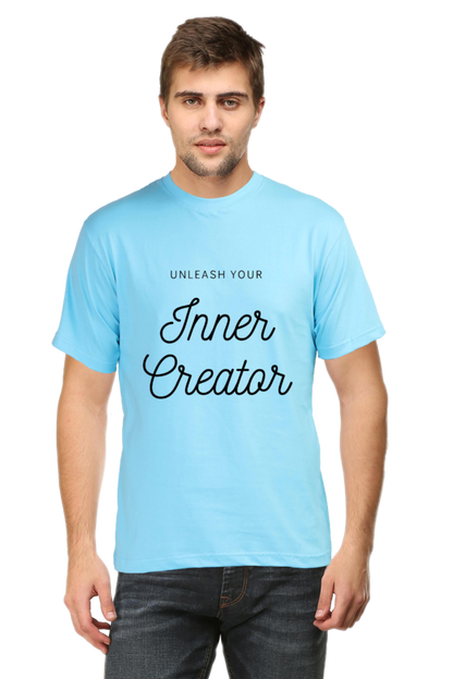 Unleash Your Inner Creator Lighter Shade Men's Round Neck T-shirt