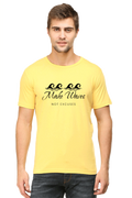 Make Waves Not Excuses Male Round Neck Darker Shade T-shirt