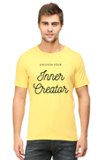 Unleash Your Inner Creator Lighter Shade Men's Round Neck T-shirt