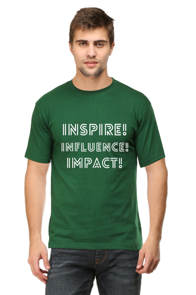 Inspire Influence Impact Darker Shade Men's Round Neck T-shirt