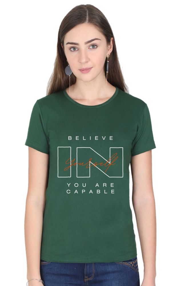 Believe In Yourself Modern Essential Women's Tee