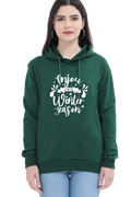 Enjoy This Winter Season Hoodie Sweatshirt for Women