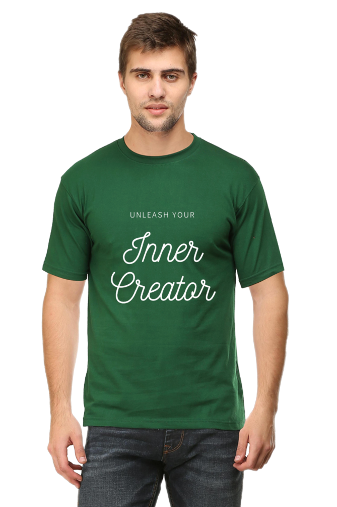 Unleash Your Inner Creator Darker Shade Men's Round Neck T-shirt