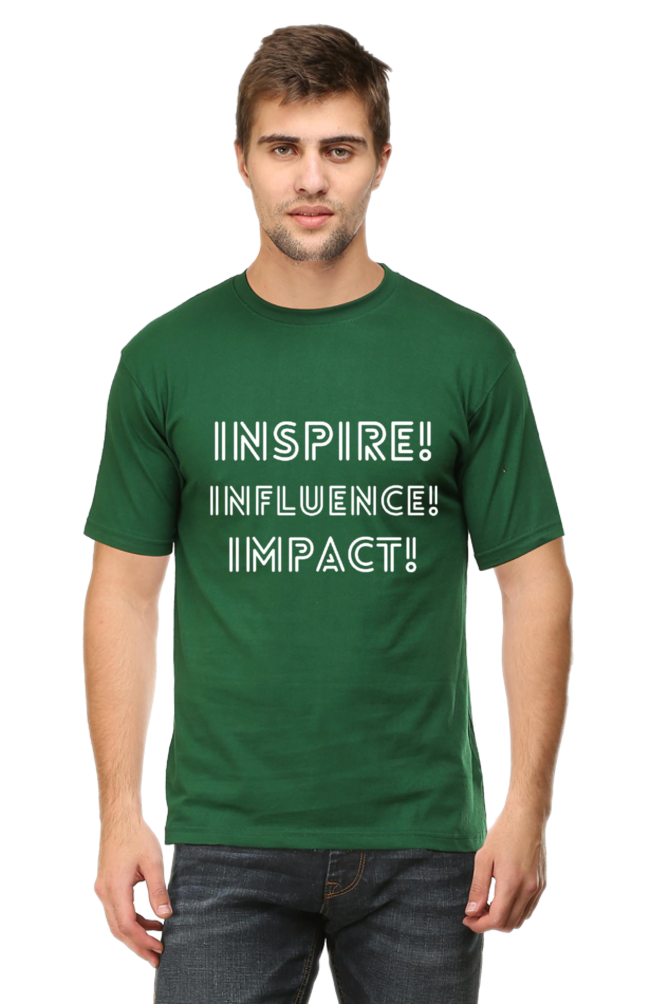 Inspire Influence Impact Darker Shade Men's Round Neck T-shirt