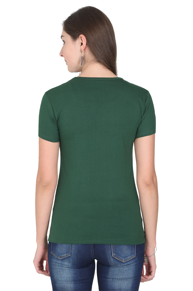 Stay Creative Stay Bold Women's Round Neck Darker Shade T-shirt