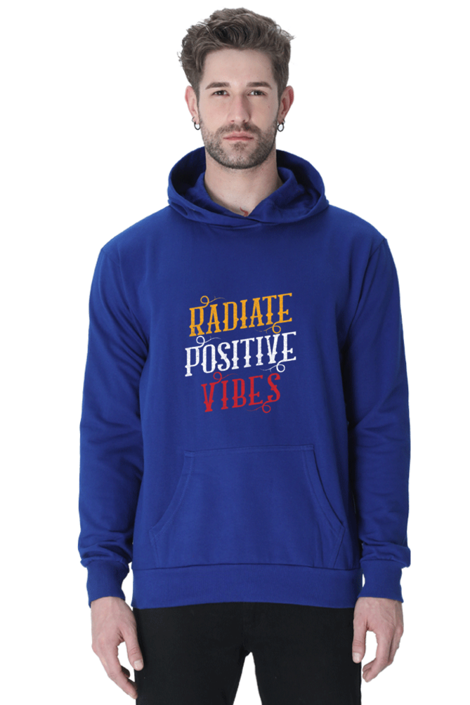 Radiate Positive Vibes Men Hoodie Sweatshirt