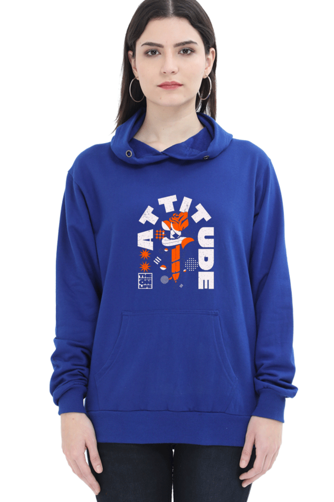 Attitude Women Hoodie Sweatshirt