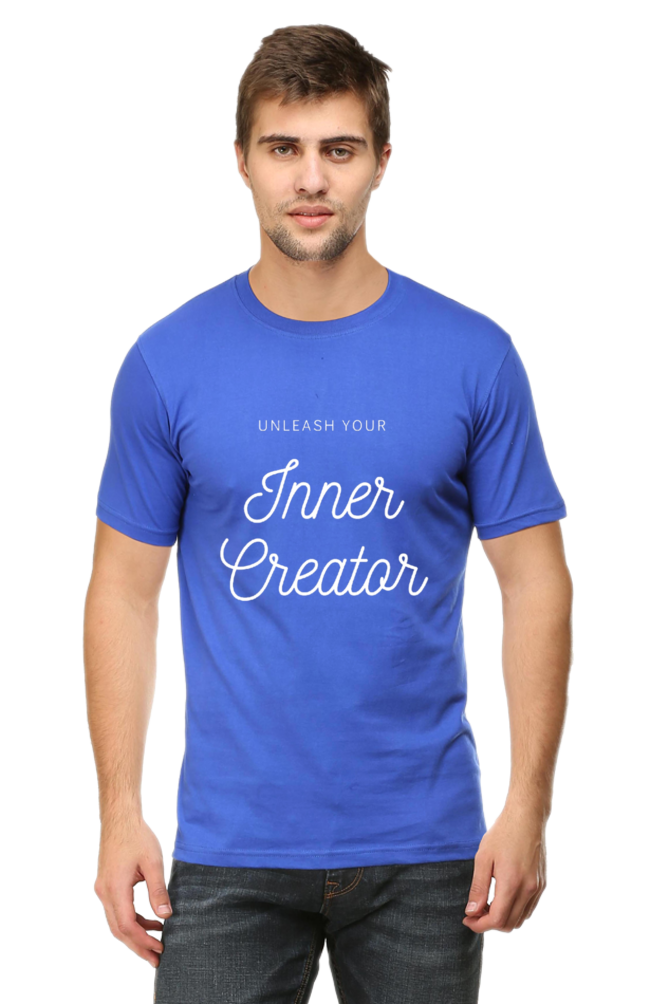 Unleash Your Inner Creator Darker Shade Men's Round Neck T-shirt