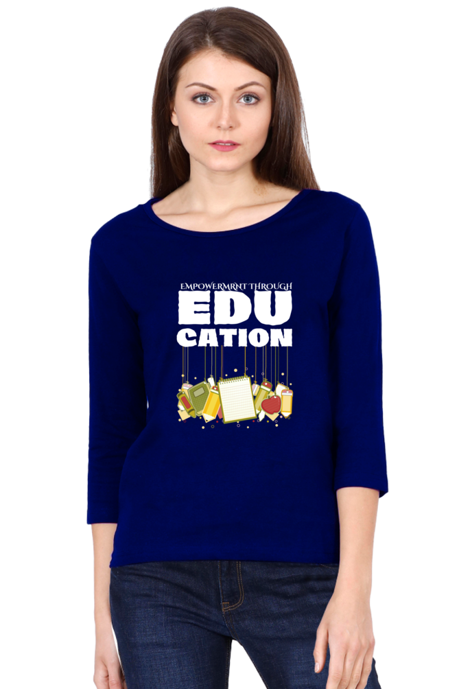 Empowerment Through Education Dark Shade Your Everyday Favorite Women's Tee
