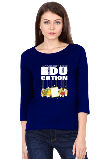 Empowerment Through Education Dark Shade Your Everyday Favorite Women's Tee