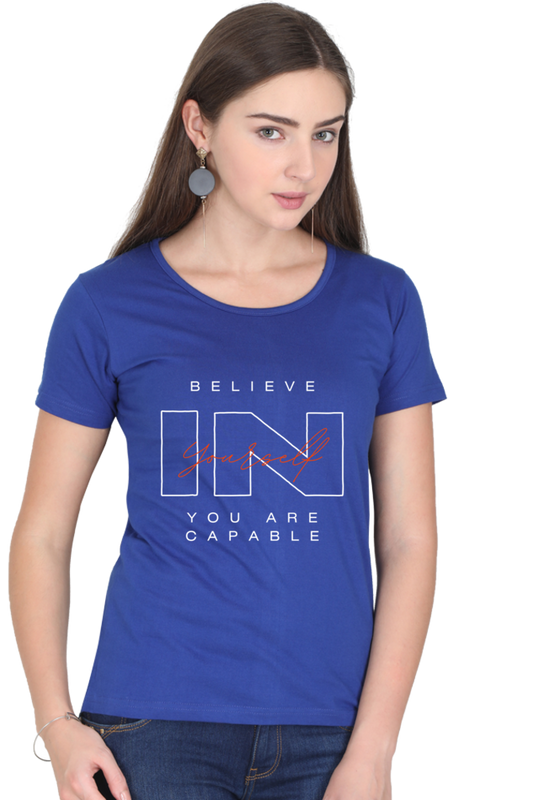 Believe In Yourself Modern Essential Women's Tee