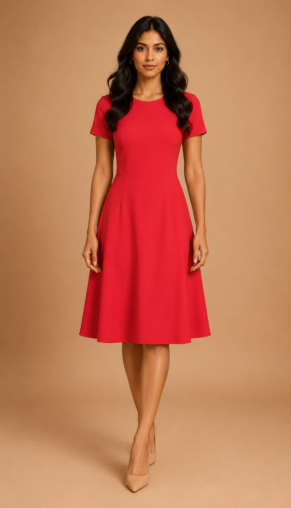 Geranium Lake Casual One Piece Dress Knee Length for Women