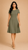 Quincy Color A line Dress For Women