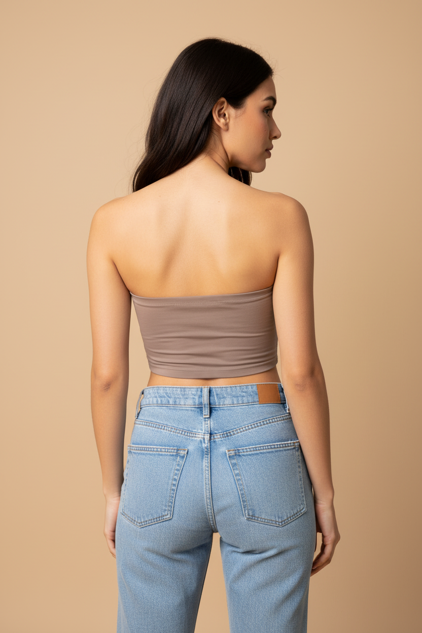 Snuggle Spot Rocket Metallic Women’s Tube Top | Bandeau Top – Stylish, Stretchable & All Season Ready