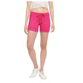 Snuggle Spot Women's Cotton Solid Elasticated Shorts (Pink)