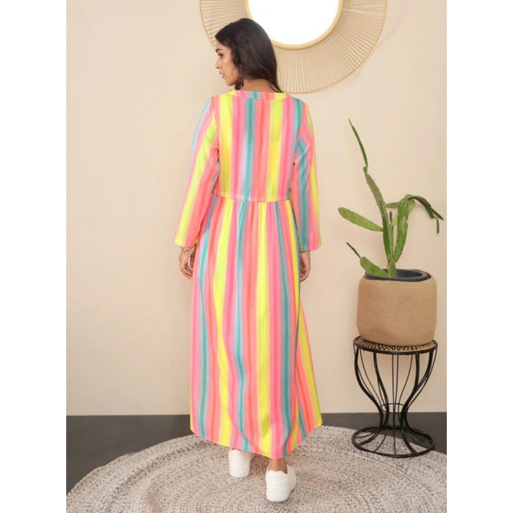 Snuggle Spot Women's Polyester Crepe Printed Long Sleeves Shrug (Multicolor)