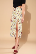 Snuggle Spot Women's Polyester Floral Side Zip Skirt (Multicolor)