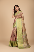 Snuggle Spot Women's Jacquard Saree With Unstitched Blouse 5.5Mtr (Multicolor)