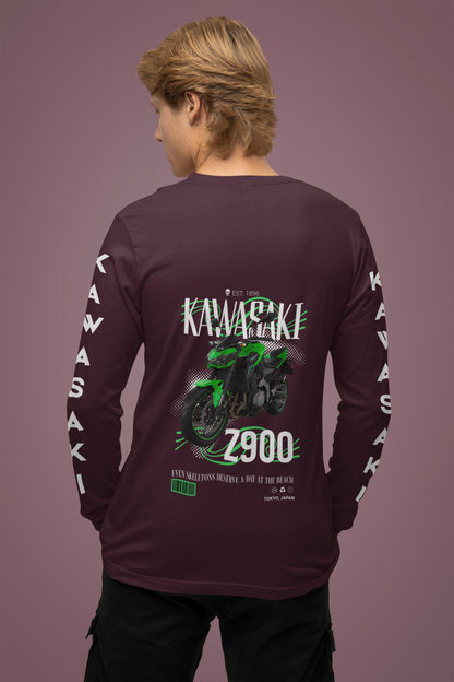 Merlot Color Men's Bike Rider T-shirt