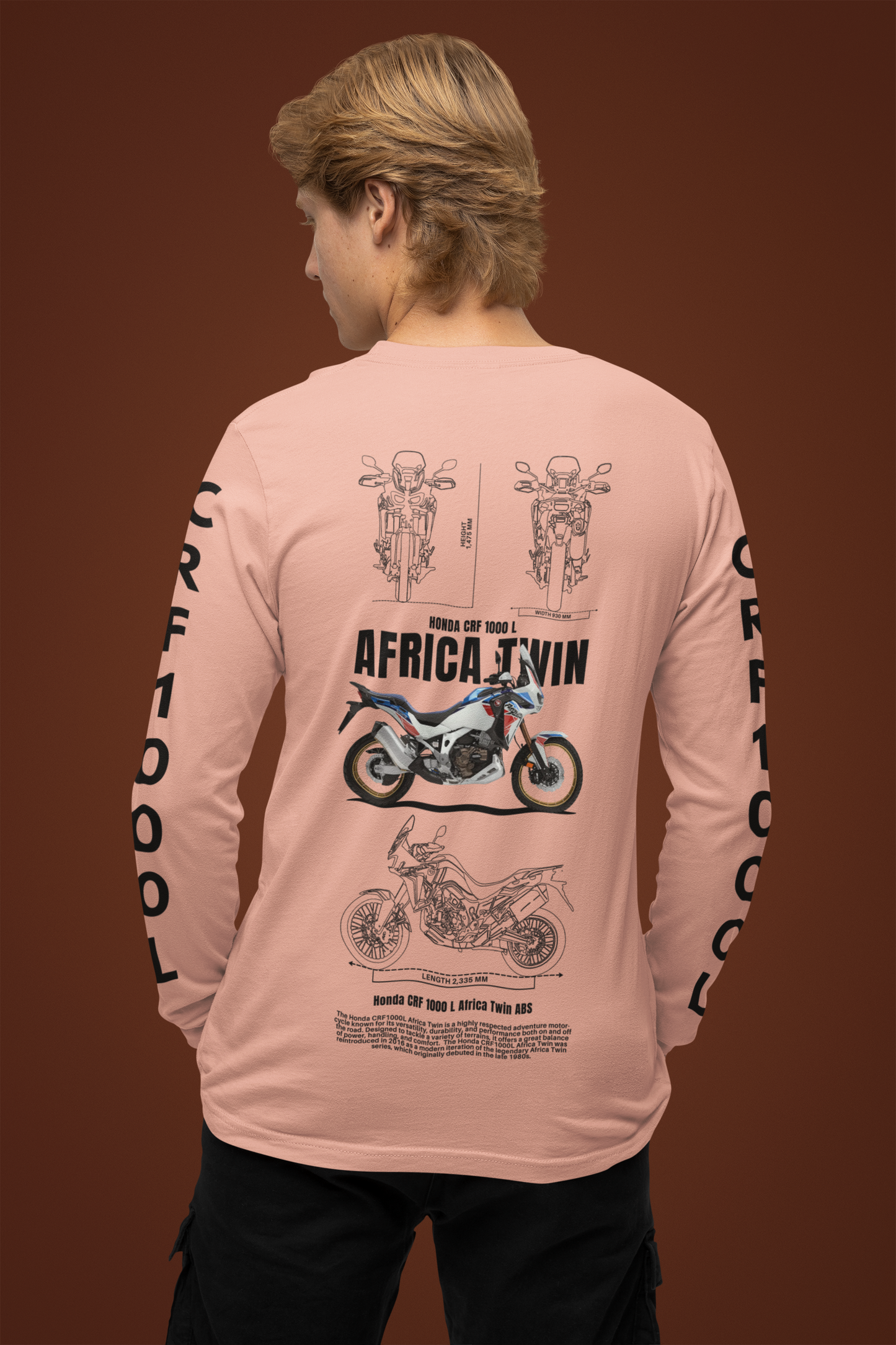 Salmon Shade Men's Bike Rider T-shirt