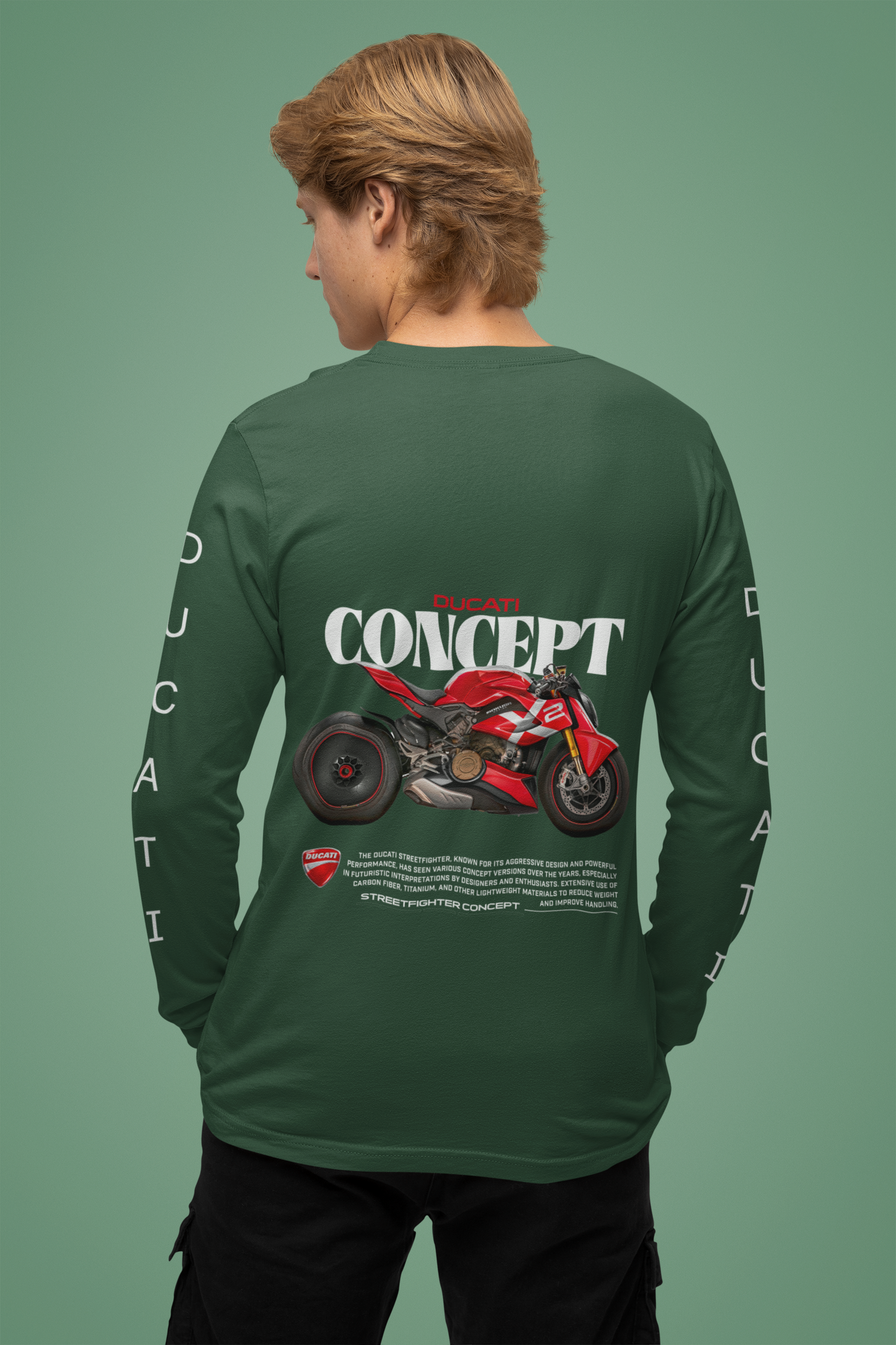 Bottle Green Men's Bike Rider T-shirt