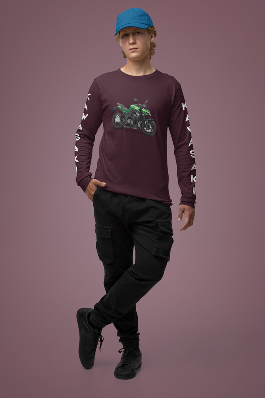 Merlot Color Men's Bike Rider T-shirt