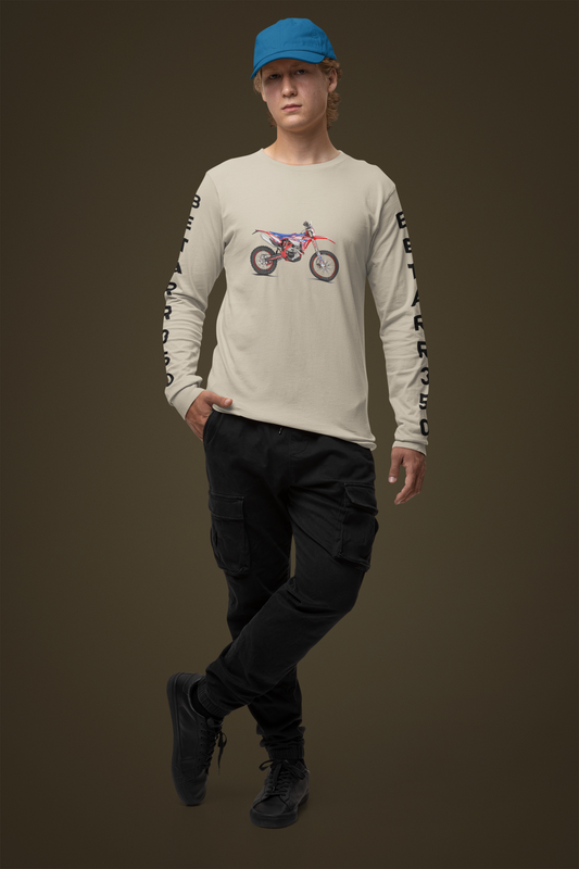Wood Color Men's Bike Rider T-shirt