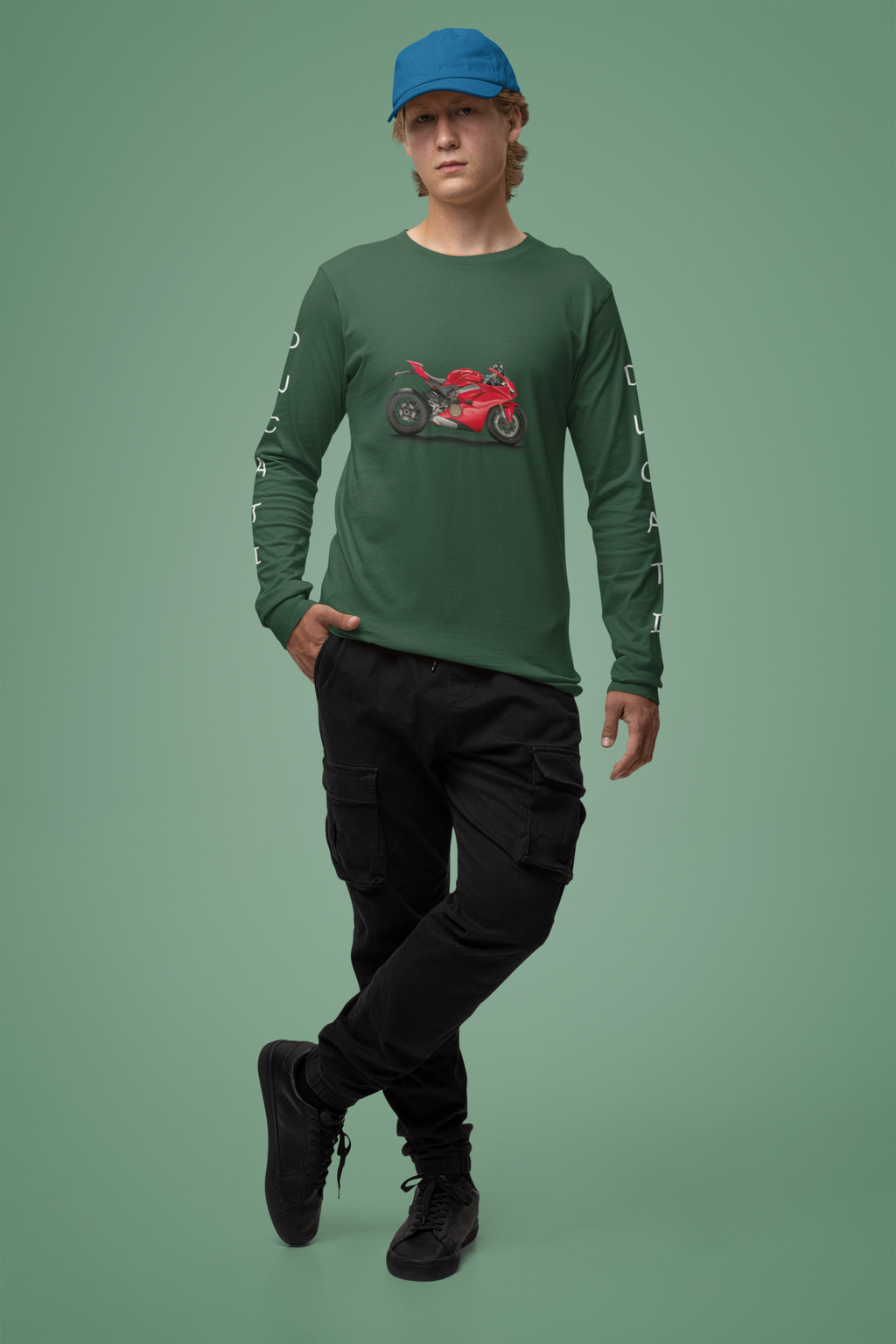 Bottle Green Men's Bike Rider T-shirt