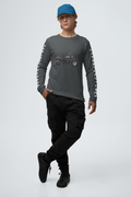 Steel Grey Men's Bike Rider T-shirt