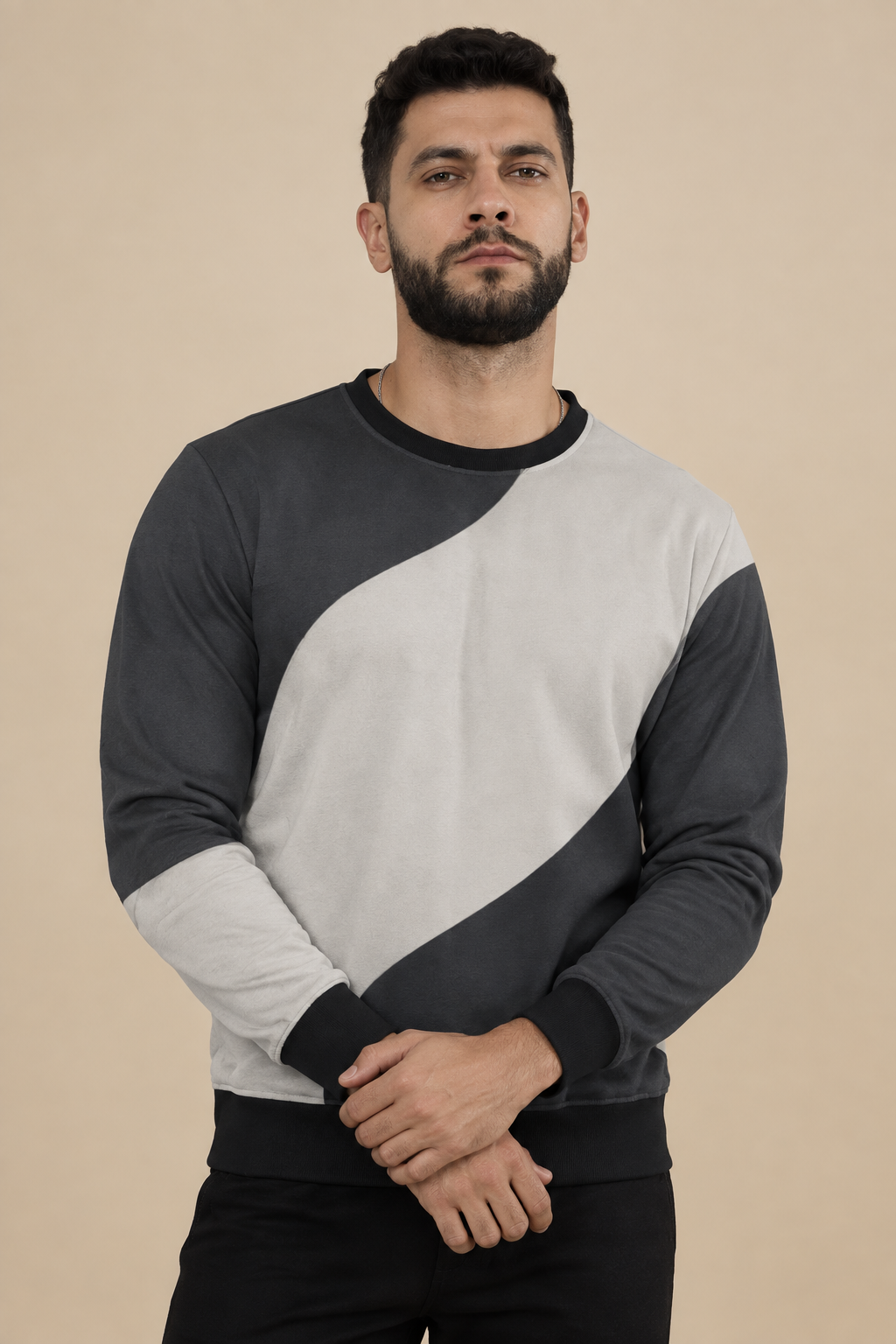 Snuggle Spot Monogram Elegance Unisex Sweatshirt
