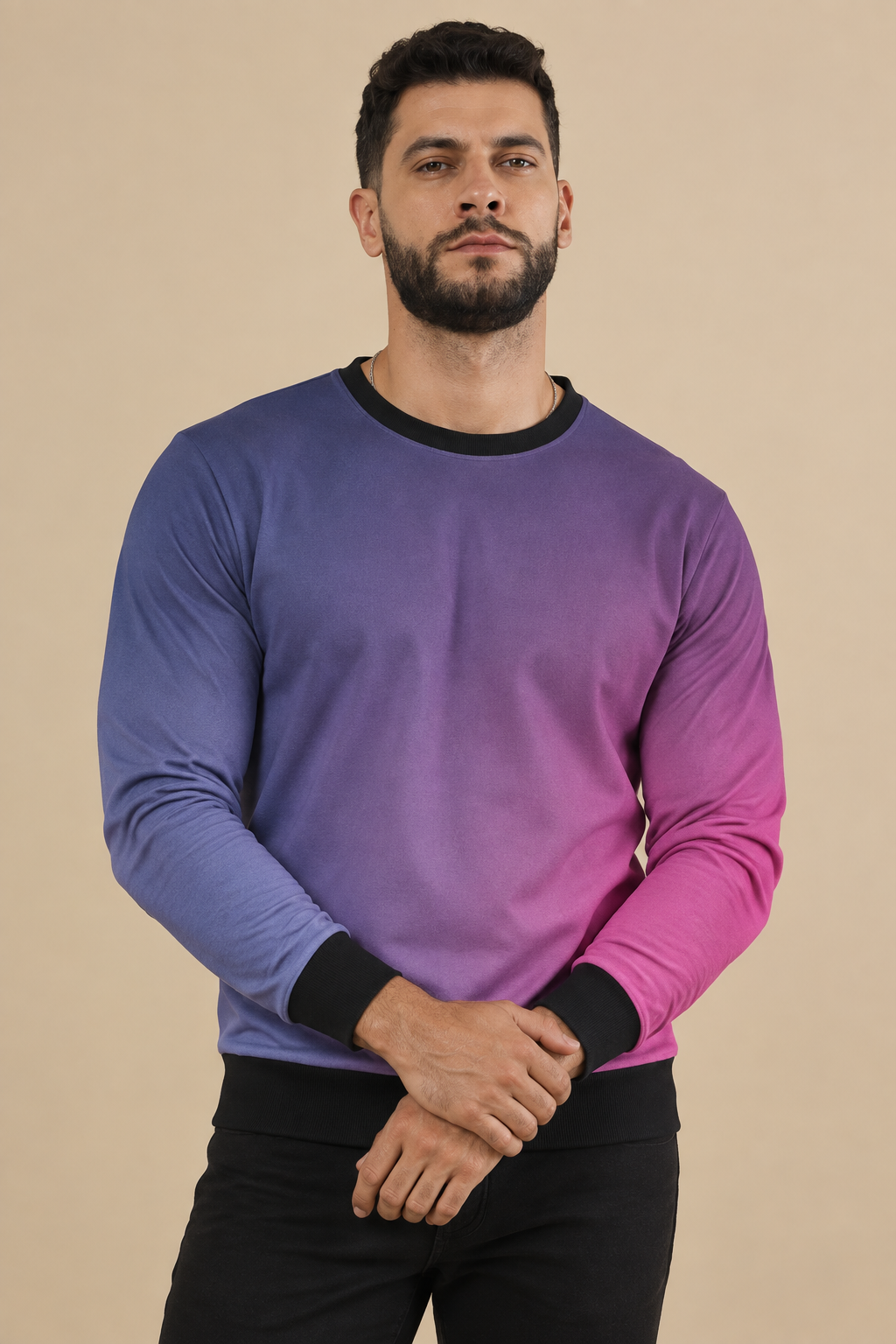 Snuggle Spot Blue Pink Unisex Sweatshirt