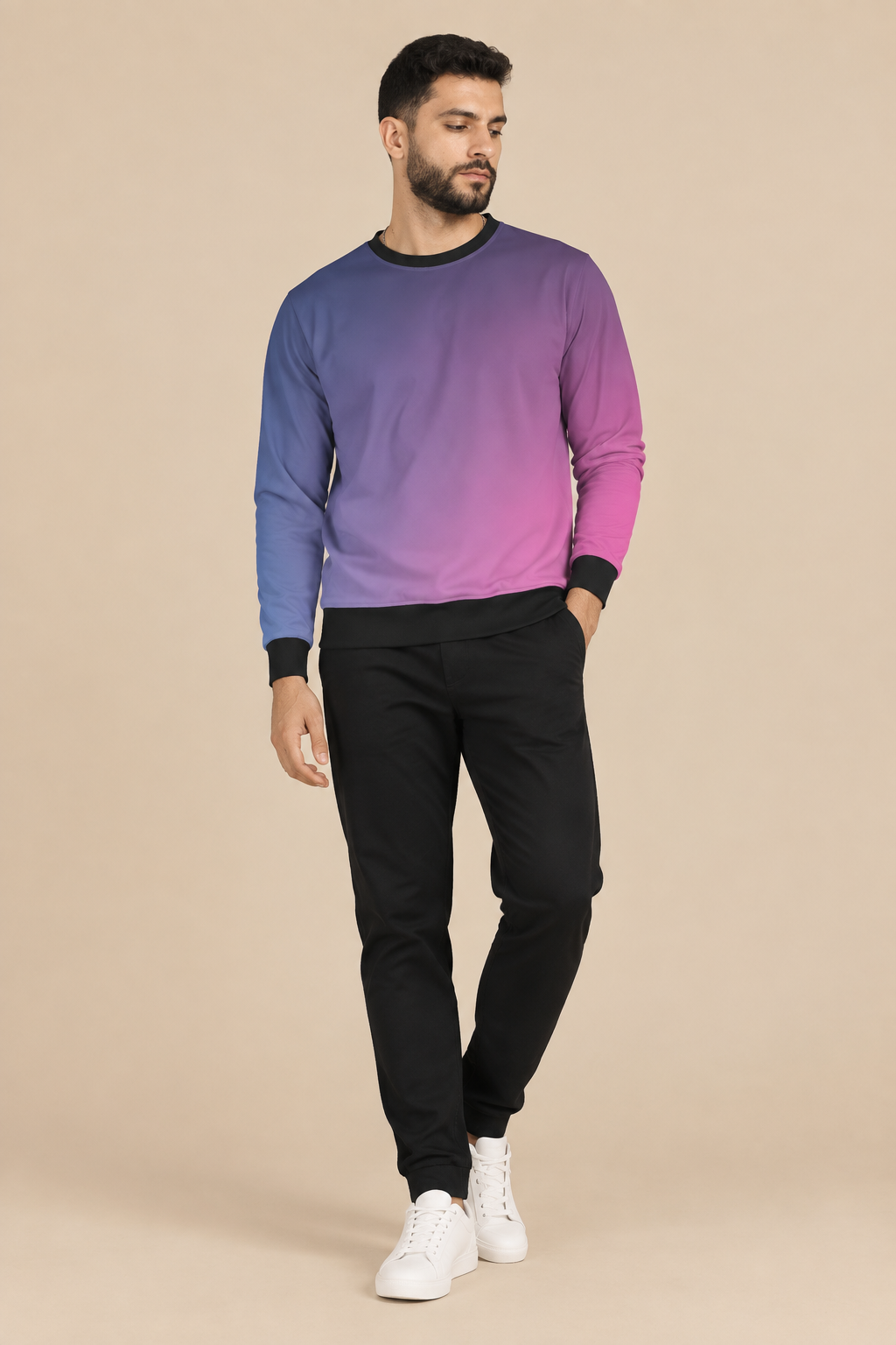 Snuggle Spot Blue Pink Unisex Sweatshirt