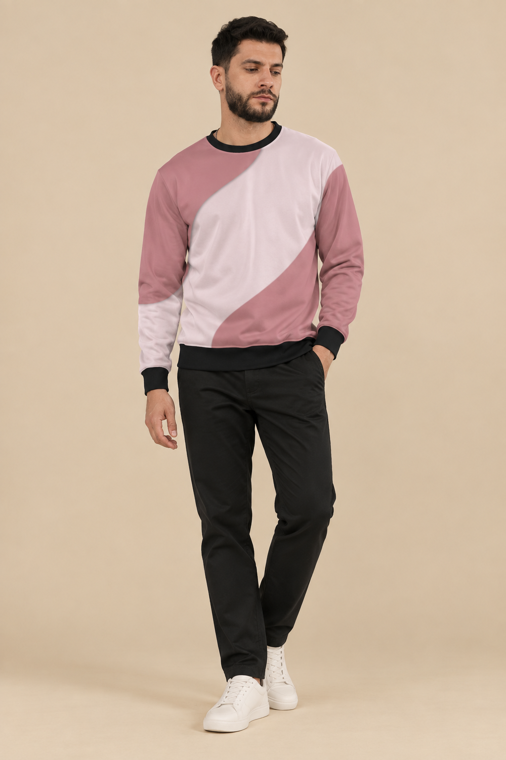 Snuggle Spot Soft Blush Unisex Sweatshirt