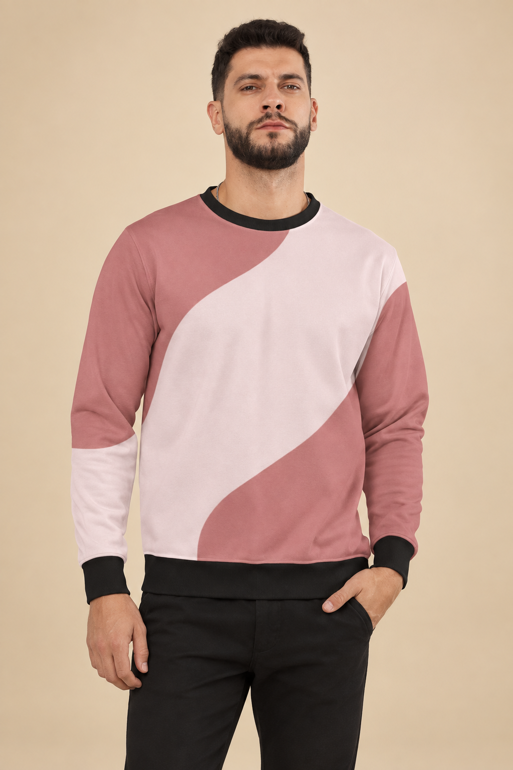Snuggle Spot Soft Blush Unisex Sweatshirt
