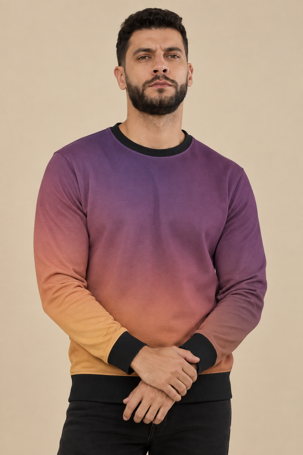 Snuggle Spot Grey Magenta Red Unisex Sweatshirt