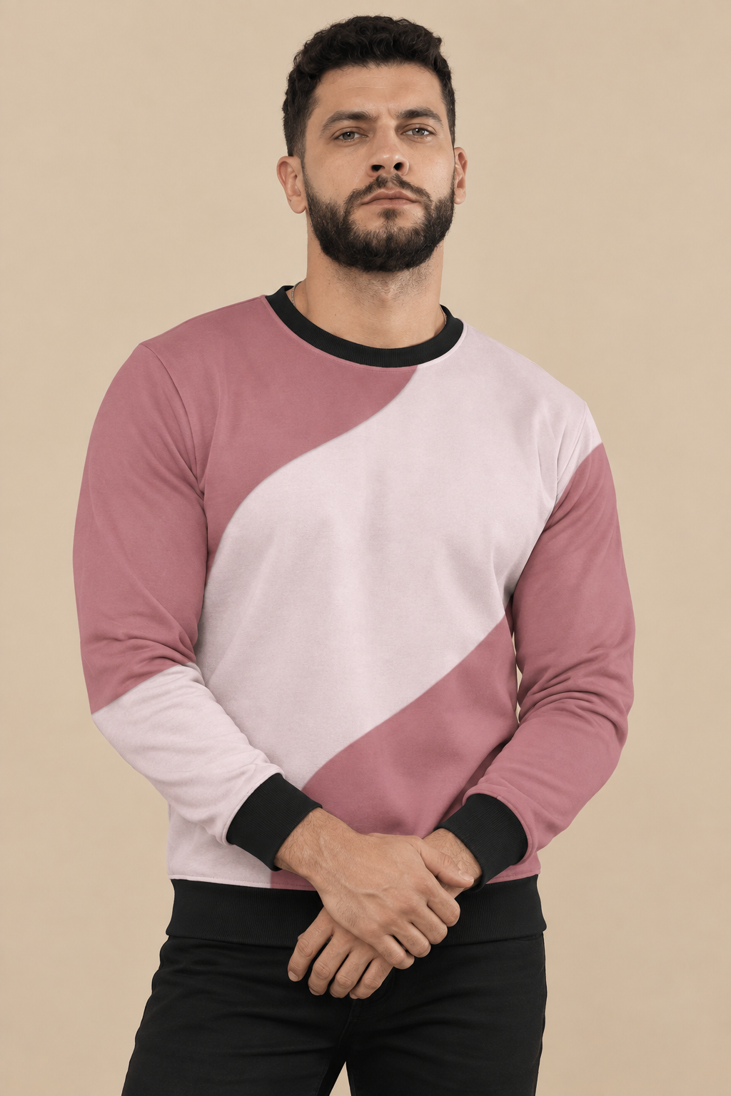 Snuggle Spot Soft Blush Unisex Sweatshirt