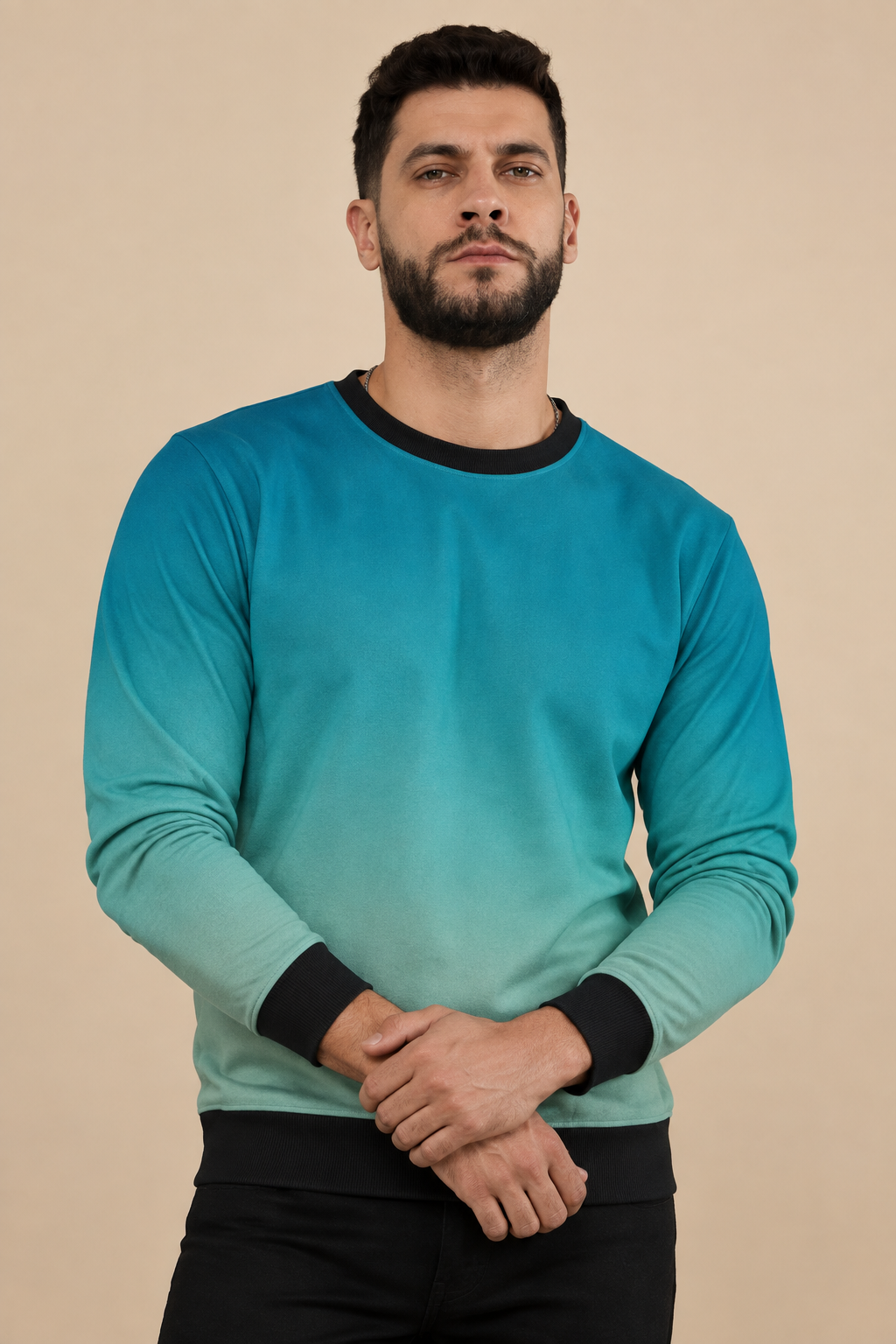 Snuggle Spot Azure Blue Unisex Sweatshirt